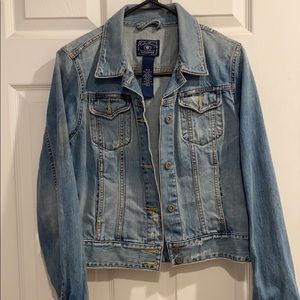 Lucky Brand Women’s Distressed Denim Jacket